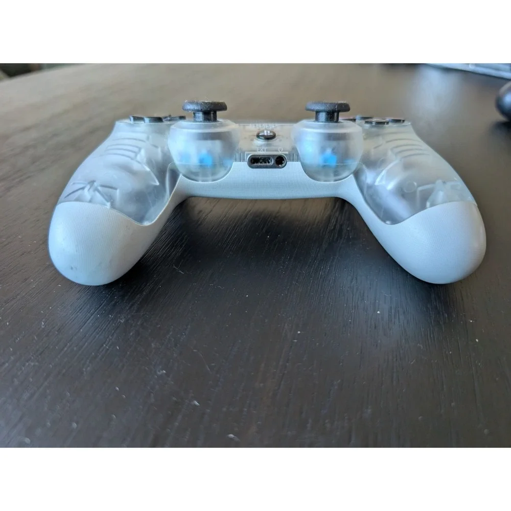 Sony Playstation PS4 DualShock Wireless Controller Clear White OEM (Tested)
